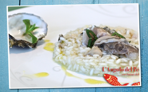 Risotto con le ostriche Risotto con le ostriche